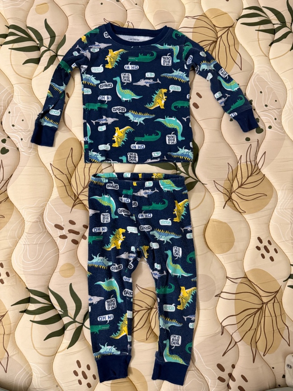Carter's Dino pajamas 24 months